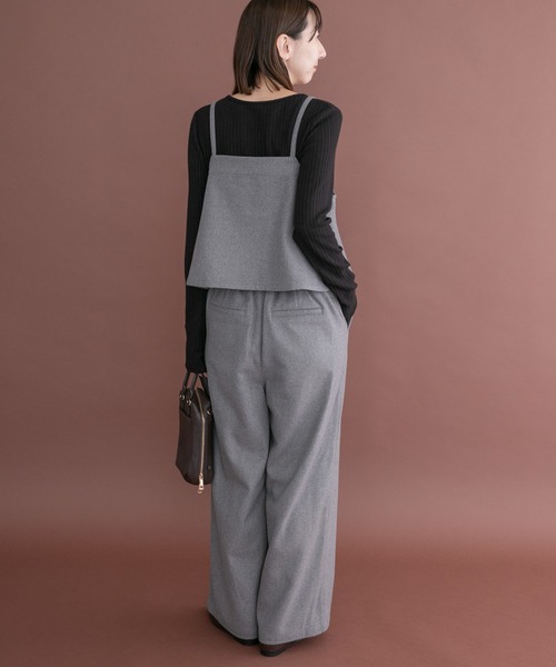 ITEMS URBANRESEARCH(アイテムズ アーバンリサーチ)の「インナー付きウールライクセットアップ(セットアップ・レディース・ネイビー/ブラウン/グレー・FREE)」の9枚目の写真