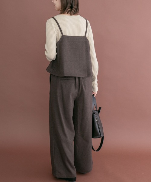 ITEMS URBANRESEARCH(アイテムズ アーバンリサーチ)の「インナー付きウールライクセットアップ(セットアップ・レディース・ネイビー/ブラウン/グレー・FREE)」の17枚目の写真