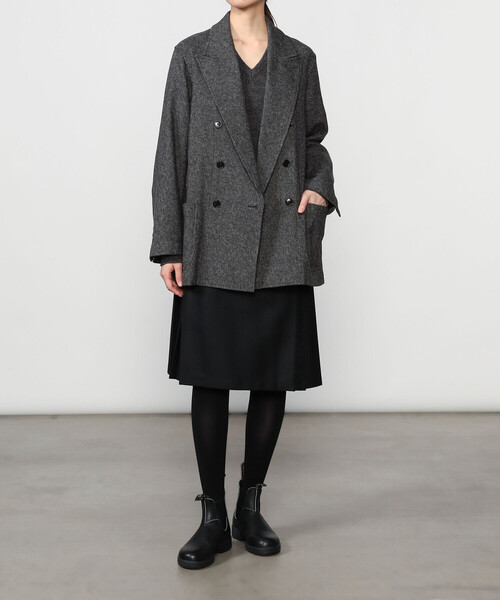 Bshop(ビショップ)の「CHEMISE D'ADAM | 〈別注〉SHIRT JACKET GREY WOMEN(テーラードジャケット・レディース・グレー系その他・36)」の12枚目の写真
