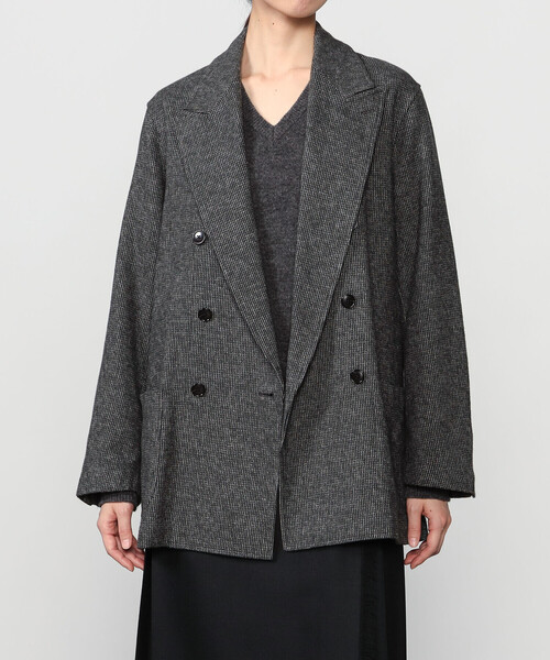 Bshop(ビショップ)の「CHEMISE D'ADAM | 〈別注〉SHIRT JACKET GREY WOMEN(テーラードジャケット・レディース・グレー系その他・36)」の1枚目の写真