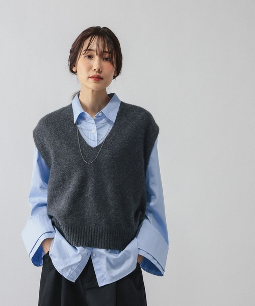 GLOBAL WORK(グローバルワーク)の「サテンウォッシュドシャツ/797932(シャツ/ブラウス・レディース・ブルー系その他/ライトブルー・FREE)」の13枚目の写真