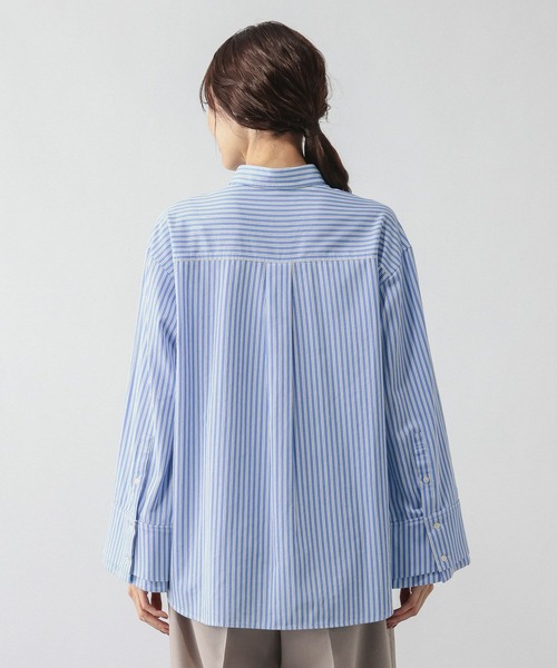 GLOBAL WORK(グローバルワーク)の「サテンウォッシュドシャツ/797932(シャツ/ブラウス・レディース・ブルー系その他/ライトブルー・FREE)」の22枚目の写真