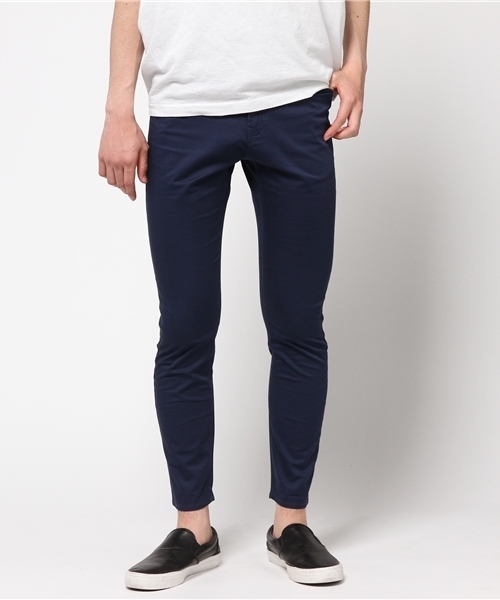 WEGO（ウィゴー）の「WEGO/エアリースキニーパンツ（デニムパンツ・メンズ・ホワイト/ブラック/ネイビー/ロイヤルブルー・MEDIUM/SMALL/LARGE）」の14枚目の写真