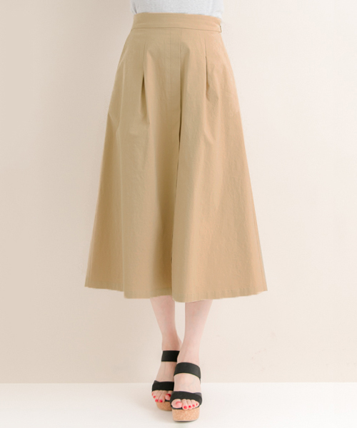 URBAN RESEARCH（アーバンリサーチ）の「UR チノタックAラインロングスカート（スカート・レディース・サックスブルー/ベージュ・FREE）」の7枚目の写真