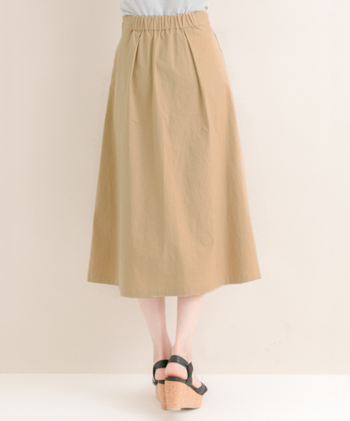 URBAN RESEARCH（アーバンリサーチ）の「UR チノタックAラインロングスカート（スカート・レディース・サックスブルー/ベージュ・FREE）」の10枚目の写真