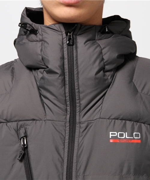 極美品■ポロスポーツ ラルフローレン【M】ダウンジャケット 750フィル グレー POLO RALPH LAUREN（ポロ ラルフ ローレン）の「Polo Sport