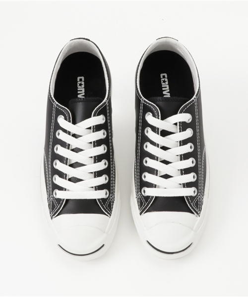 CONVERSE（コンバース）の「CONVERSE:JACK PURCELL LEATHER（スニーカー・レディース・ブラック/ホワイト・30/50/45/40/25/35/55）」の6枚目の写真