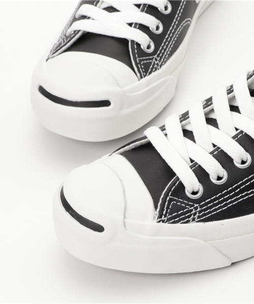 CONVERSE（コンバース）の「CONVERSE:JACK PURCELL LEATHER（スニーカー・レディース・ブラック/ホワイト・30/50/45/40/25/35/55）」の7枚目の写真