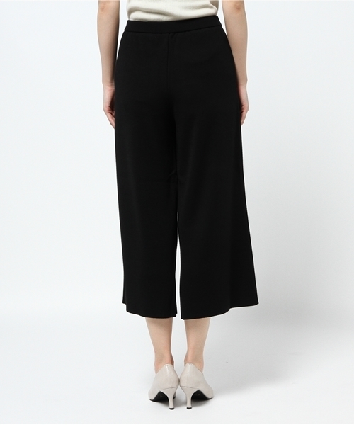 22 OCTOBRE（ヴァンドゥ－オクトーブル）の「ウールキュプラニットアップ【セットアップ対応商品】（その他パンツ・レディース・ブラウン/ブラック・38）」の5枚目の写真