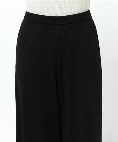 22 OCTOBRE（ヴァンドゥ－オクトーブル）の「ウールキュプラニットアップ【セットアップ対応商品】（その他パンツ・レディース・ブラウン/ブラック・38）」の6枚目の写真