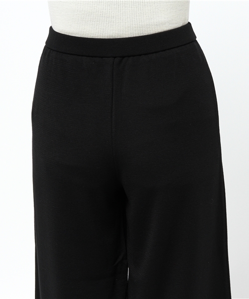 22 OCTOBRE（ヴァンドゥ－オクトーブル）の「ウールキュプラニットアップ【セットアップ対応商品】（その他パンツ・レディース・ブラウン/ブラック・38）」の7枚目の写真