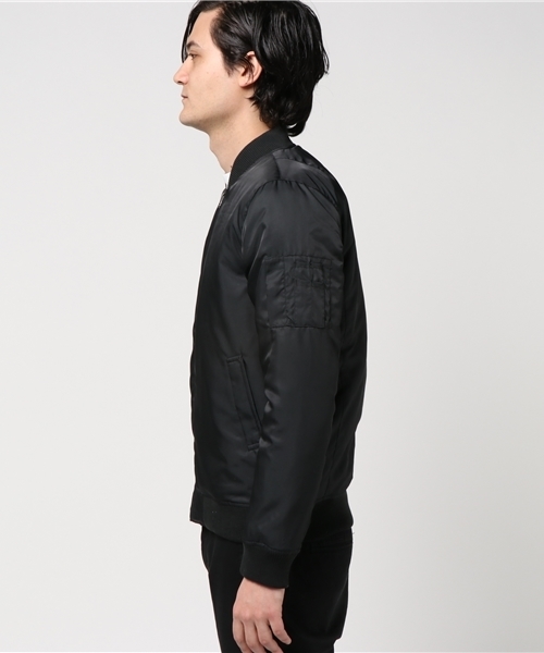 VENCEEXCHANGE（ヴァンスエクスチェンジ）の「中綿MA-1                        （MA-1・メンズ・ダークグリーン/ブラック・MEDIUM/LARGE）」の3枚目の写真