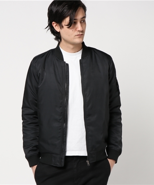 VENCEEXCHANGE（ヴァンスエクスチェンジ）の「中綿MA-1                        （MA-1・メンズ・ダークグリーン/ブラック・MEDIUM/LARGE）」の5枚目の写真