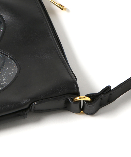 WEGO(ウィゴー)の「WEGO/ハートウィンドウミニショルダーバッグ(ショルダーバッグ・レディース・グリーン/レッド/ホワイト/ピンク/ブルー/オレンジ/イエロー/パープル/ライトパープル/ブラック/サックスブルー・FREE)」の14枚目の写真