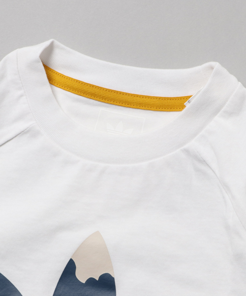 adidas（アディダス）の「オリジナルス Tシャツ[TKO ELONGATED TREFOIL TEE]<mstko>（Tシャツ/カットソー・キッズ・ホワイト・150/160/140/120/130/110）」の3枚目の写真