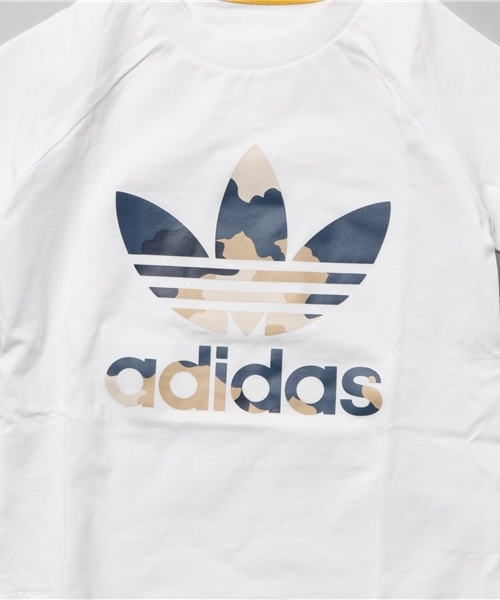 adidas（アディダス）の「オリジナルス Tシャツ[TKO ELONGATED TREFOIL TEE]<mstko>（Tシャツ/カットソー・キッズ・ホワイト・150/160/140/120/130/110）」の4枚目の写真