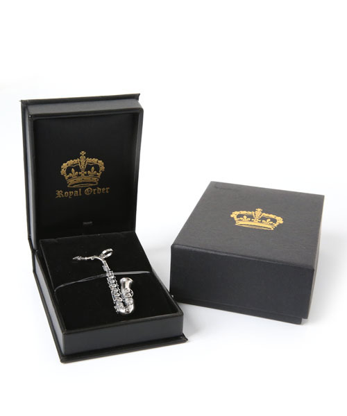 ROYAL ORDER（ロイヤルオーダー）の「RO SAXOPHONE PENDANT（ネックレス・メンズ・シルバー・ﾌﾘ-）」の7枚目の写真