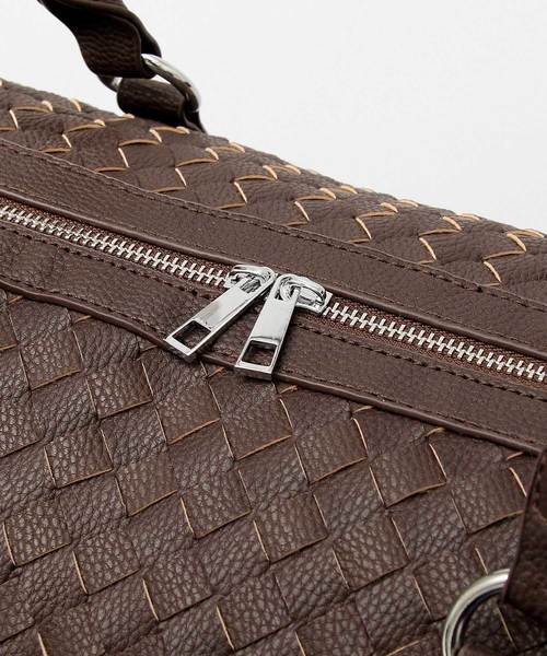 フェイクレザー イントレチャート ビッグ ボストンバッグ / 編込み / 旅行バッグ（ボストンバッグ）｜REGiSTA（レジスタ）