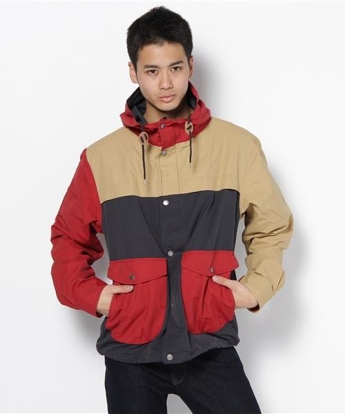 coen（コーエン）の「ナイロンコットンショートマウンテンパーカー（マウンテンパーカー・メンズ・ベージュ/レッド/ネイビー/その他1・SMALL/X-LARGE/LARGE/MEDIUM）」の4枚目の写真