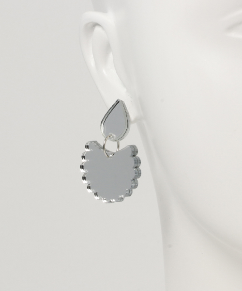 ACCOMMODE（アコモデ）の「ミラーピアス２（ピアス（両耳用）・レディース・ブラック/ベージュ/ブラウン/ブラウン系その他/A/B/C/D/E・FREE）」の11枚目の写真