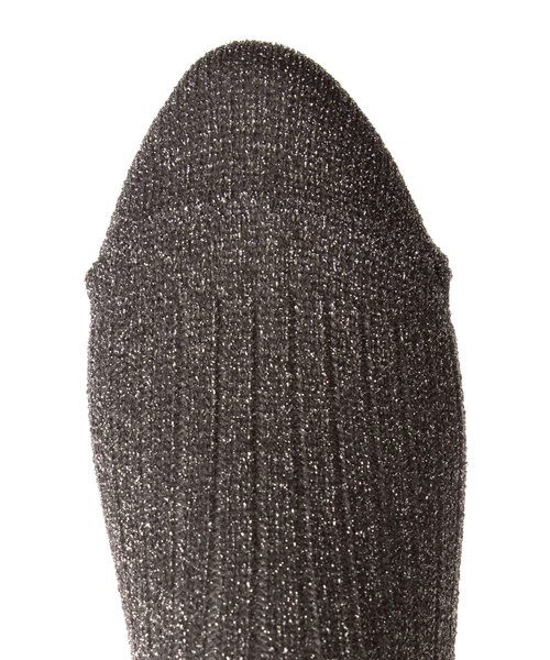 Fukuske（フクスケ）の「【FRANTICA】グリッターラメルーズ　309-7191（ソックス/靴下・レディース・ブラウン/ゴールド/シルバー・FREE）」の4枚目の写真