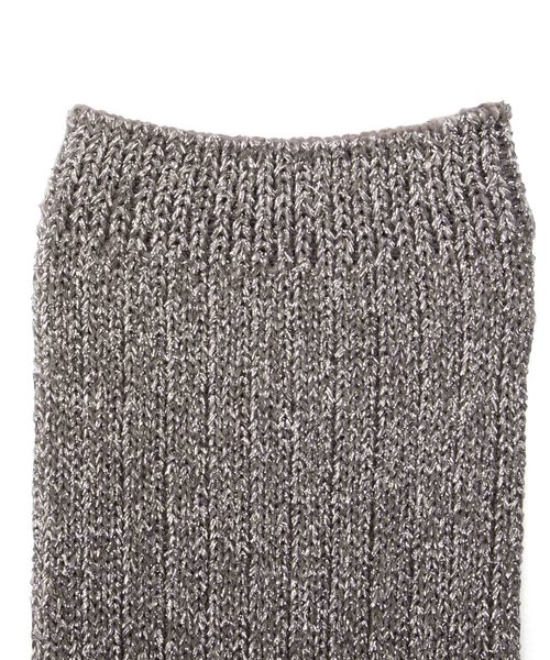 Fukuske（フクスケ）の「【FRANTICA】グリッターラメルーズ　309-7191（ソックス/靴下・レディース・ブラウン/ゴールド/シルバー・FREE）」の5枚目の写真