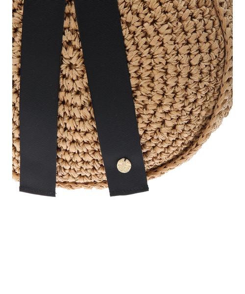 Green　Parks（グリーンパークス）の「・リボン手編みサークルバッグ（ハンドバッグ・レディース・ベージュ/キャメル・FREE）」の10枚目の写真