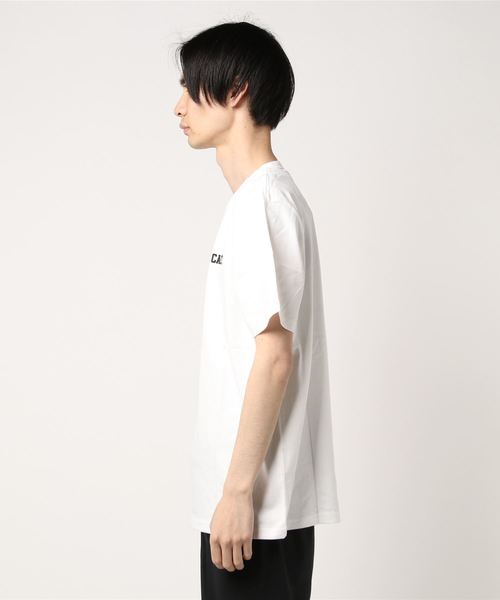 Carhartt WIP（カーハートダブリューアイピー）の「S/S COLLEGE SCRIPT T-SHIRT（Tシャツ/カットソー・メンズ・ブラック/ブルー系その他/ホワイト×ブラック/ヘザーグレー/ピンク系その他/ダークグリーン/グリーン・X-LARGE/LARGE/MEDIUM/SMALL）」の9枚目の写真