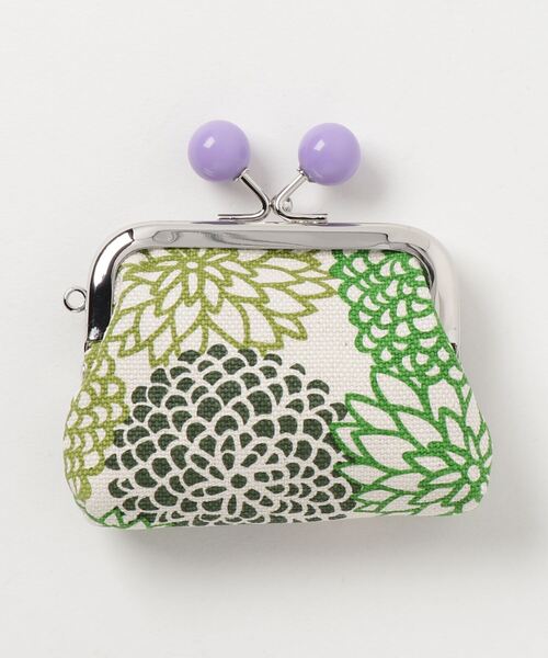 カヤ（カヤ）の「【カヤ】帆布堂 花衣小がま口（コインケース・レディース・ブルー/グリーン/レッド/オレンジ/ピンク・FREE）」の2枚目の写真