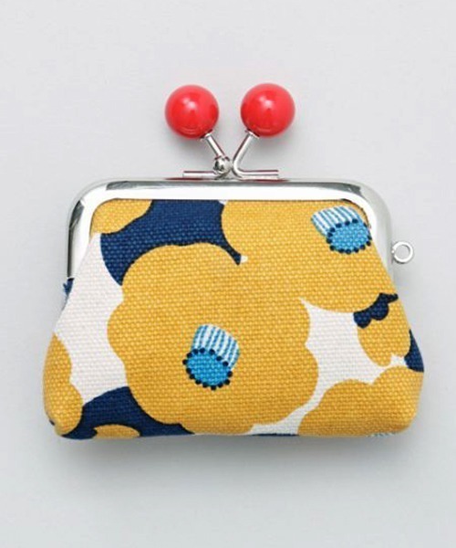 カヤ（カヤ）の「【カヤ】帆布堂 花衣小がま口（コインケース・レディース・ブルー/グリーン/レッド/オレンジ/ピンク・FREE）」の9枚目の写真