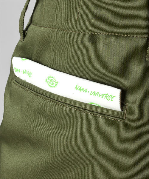 NANO universe（ナノユニバース）の「Dickies×nano･universe 別注ショーツ（チノパンツ・メンズ・ブラック/ベージュ/カーキ/ブルー/ネイビー/ボルドー・SMALL/MEDIUM/LARGE）」の21枚目の写真