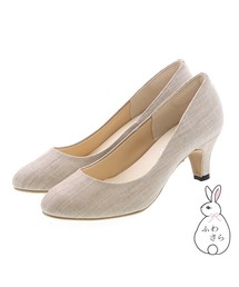 ラウンドトゥプレーンパンプス<ふわさら>(112-6333)JELLY BEANS(ジェリービーンズ)