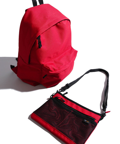 CORDURA(コーデュラ)の「WEGO/CORDURAメッシュポケットサコッシュ(ショルダーバッグ・メンズ・レッド/ブラウン/ブラック・FREE)」の8枚目の写真