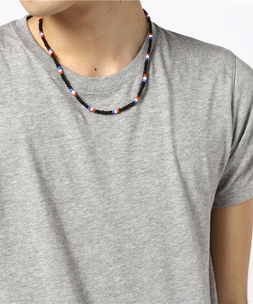 WEGO（ウィゴー）の「WEGO/ビーズネックレス（ネックレス・メンズ・ブラック・FREE）」の3枚目の写真