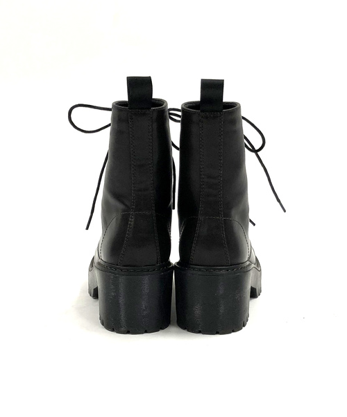 archives（アルシーヴ）の「厚底レースアップブーツ（ブーツ・レディース・ブラック/チャコールグレー・MEDIUM/LARGE）」の6枚目の写真