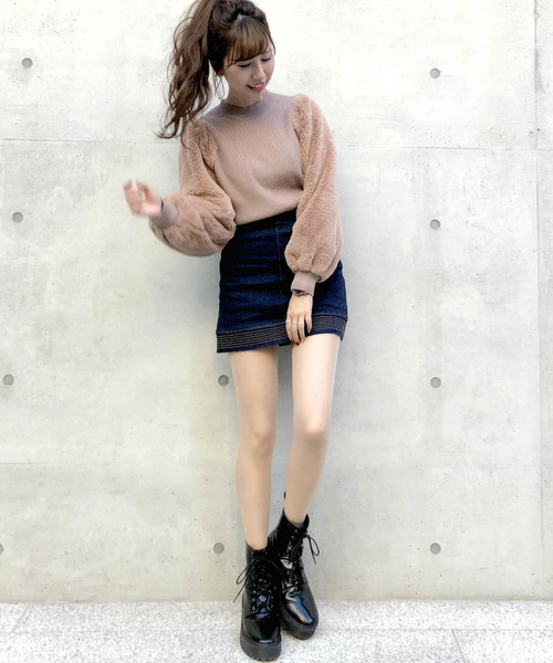 archives（アルシーヴ）の「厚底レースアップブーツ（ブーツ・レディース・ブラック/チャコールグレー・MEDIUM/LARGE）」の13枚目の写真