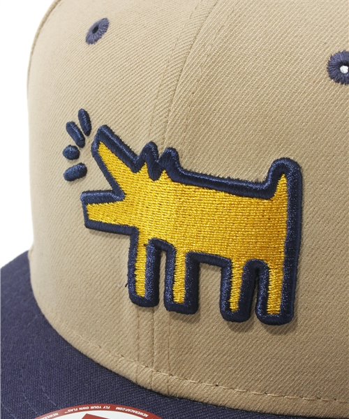 BEAMS BOY（ビームスボーイ）の「△NEW ERA / Keith Haring ベースボールキャップ SP（キャップ・レディース・ベージュ/ダークグリーン・ONE SIZE）」の6枚目の写真