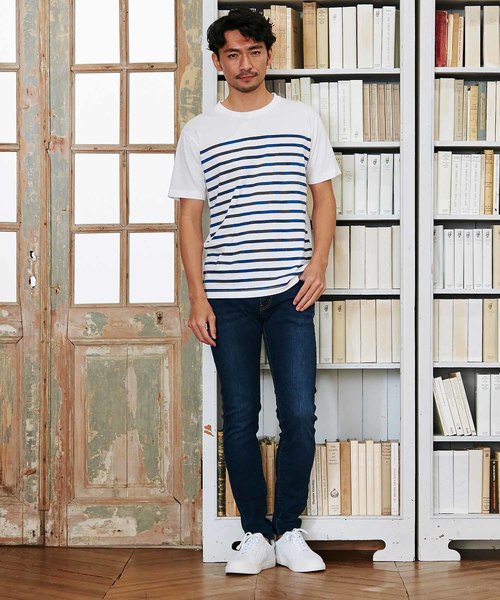 MEN'S BIGI（メンズビギ）の「ストレッチ スキニーデニム（拘りの穿き心地）（デニムパンツ・メンズ・ライトブルー/ブラック/ブルー・S/M/L）」の6枚目の写真
