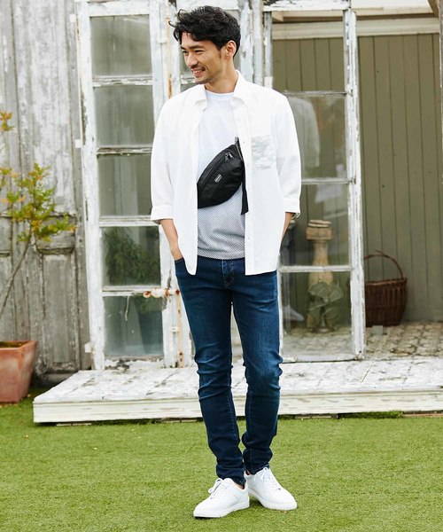 MEN'S BIGI（メンズビギ）の「ストレッチ スキニーデニム（拘りの穿き心地）（デニムパンツ・メンズ・ライトブルー/ブラック/ブルー・S/M/L）」の7枚目の写真