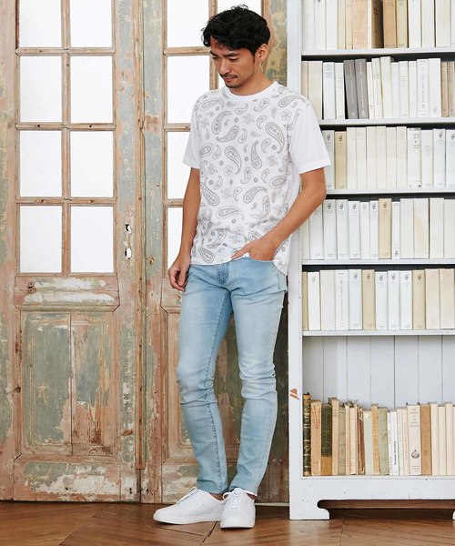 MEN'S BIGI（メンズビギ）の「ストレッチ スキニーデニム（拘りの穿き心地）（デニムパンツ・メンズ・ライトブルー/ブラック/ブルー・S/M/L）」の8枚目の写真