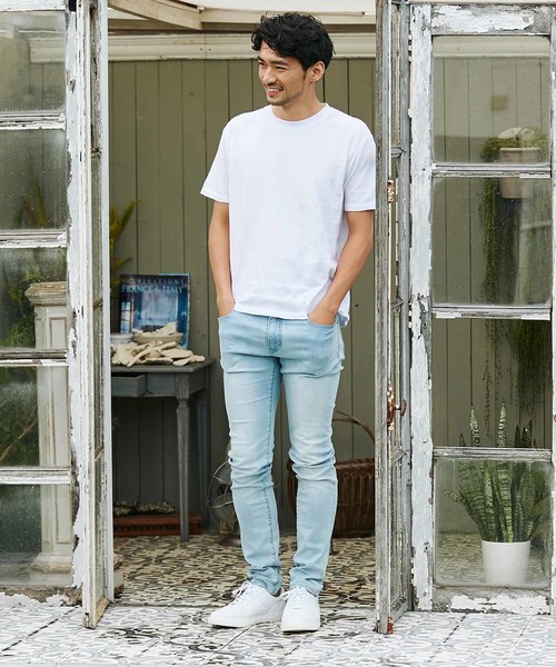 MEN'S BIGI（メンズビギ）の「ストレッチ スキニーデニム（拘りの穿き心地）（デニムパンツ・メンズ・ライトブルー/ブラック/ブルー・S/M/L）」の9枚目の写真
