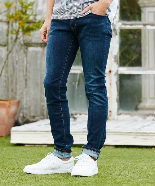 MEN'S BIGI（メンズビギ）の「ストレッチ スキニーデニム（拘りの穿き心地）（デニムパンツ・メンズ・ライトブルー/ブラック/ブルー・S/M/L）」の18枚目の写真