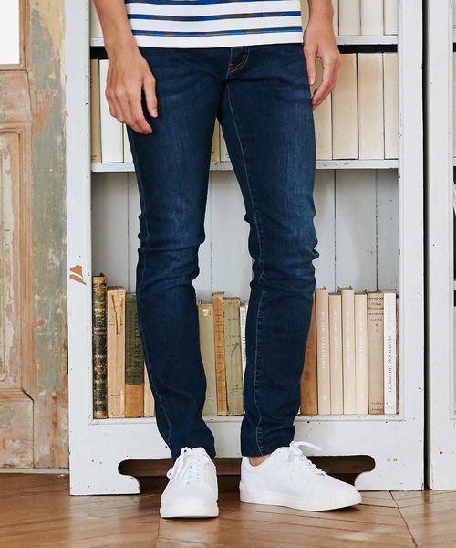MEN'S BIGI（メンズビギ）の「ストレッチ スキニーデニム（拘りの穿き心地）（デニムパンツ・メンズ・ライトブルー/ブラック/ブルー・S/M/L）」の19枚目の写真