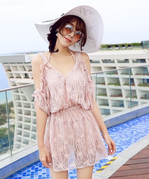 激安セール のレディース レースワンピース付レースビキニ バーゲンで大流行中 の