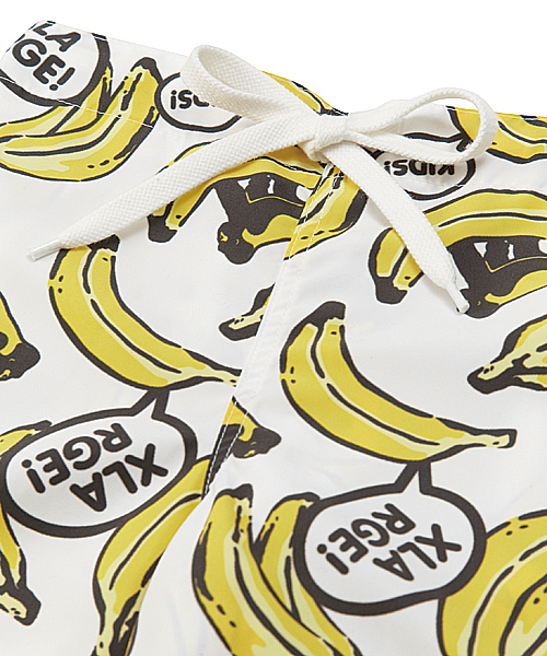 XLARGE KIDS（エクストララージキッズ）の「“BANANA”  BOARD  SHORT（その他パンツ・キッズ・ホワイト・2T/4T/6T/5T/7T）」の3枚目の写真
