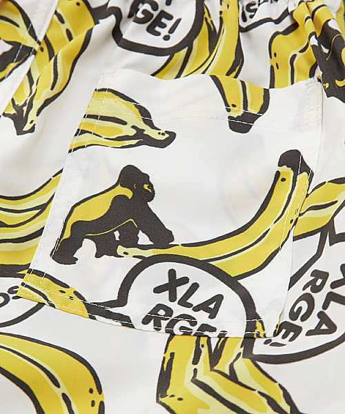 XLARGE KIDS（エクストララージキッズ）の「“BANANA”  BOARD  SHORT（その他パンツ・キッズ・ホワイト・2T/4T/6T/5T/7T）」の4枚目の写真