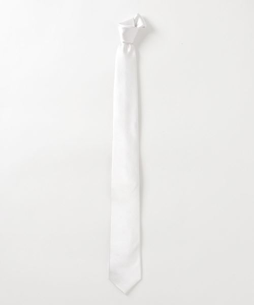 ADPOSION（アドポーション）の「【WEB限定】シルク サテンソリッドカラータイ（ネクタイ・メンズ・レッド/グリーン/シルバー/ホワイト/ブラック/ネイビー/ブラウン・FREE）」の20枚目の写真