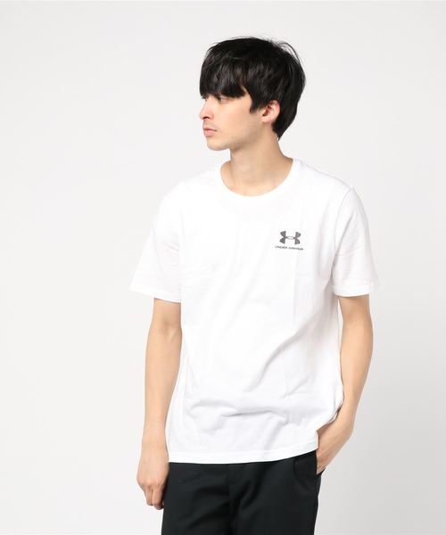 UNDER ARMOUR（アンダーアーマー）の「アンダーアーマー UNDER ARMOUR UA SPORTSTYLE LEFT CHEST SS 1326799（Tシャツ/カットソー・メンズ・ホワイト/ブラック/レッド/ネイビー・S/XL/M/XXL/L）」の2枚目の写真