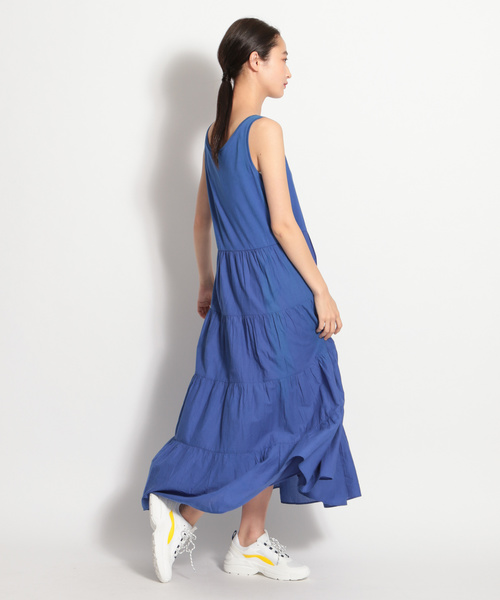 niko and...（ニコアンド）の「インドボイルティアードワンピース（ワンピース・レディース・ブラック/ベージュ/ブラウン/ブルー/パープル/オレンジ・MEDIUM/LARGE）」の10枚目の写真