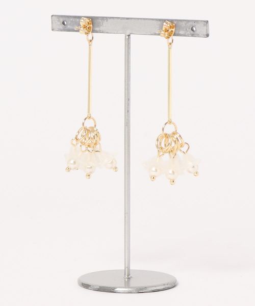 natural couture（ナチュラルクチュール）の「お花パールアソートピアス（ピアス（両耳用）・レディース・その他1/その他2/その他3・FREE）」の4枚目の写真